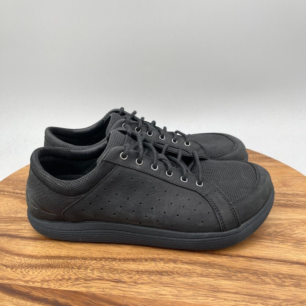 Altra Cayd Shoes Mens Size 8 Black Leather Running Comfort Walking Sneakers